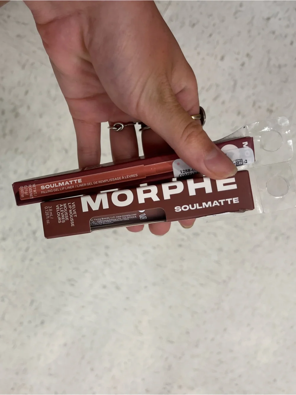 Morphe Lip liner and lip mousse duo-shade whipped